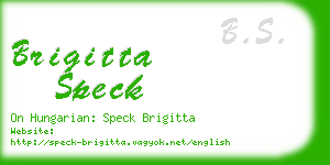 brigitta speck business card